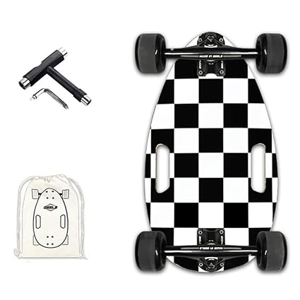 Mini Kurzer Skateboard-Cruiser komplett tragbares kleines Brett, 7