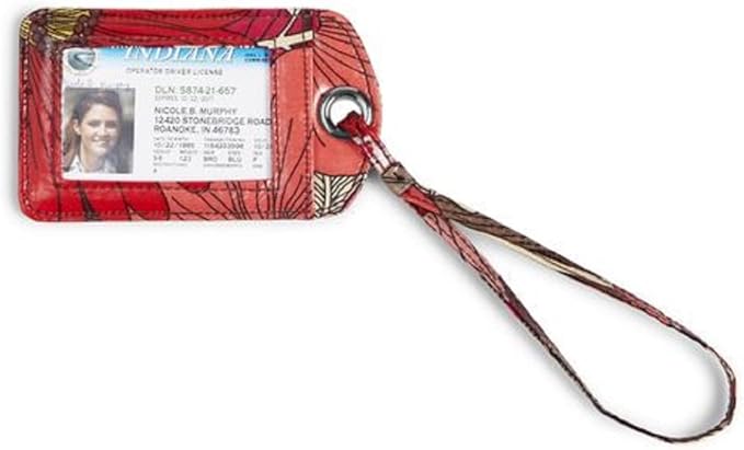 vera bradley luggage tag