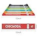 CHICMODA Resistance Bands Set of 6, Exercise Loop Bands Tone Legs Butt and Core. Workout Bands for Home Fitness, Stretching, Pilates, Crossfit, Yoga, Flexbands -Natural Latex
