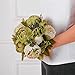 Leagel Fake Flowers Vintage Artificial Peony Silk Flowers Bouquet Wedding Home Decoration, Pack of 1 (Green)