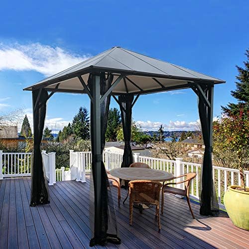 ASTEROUTDOOR Outdoor Aluminum Hardtop Gazebo for Patios, Insulated