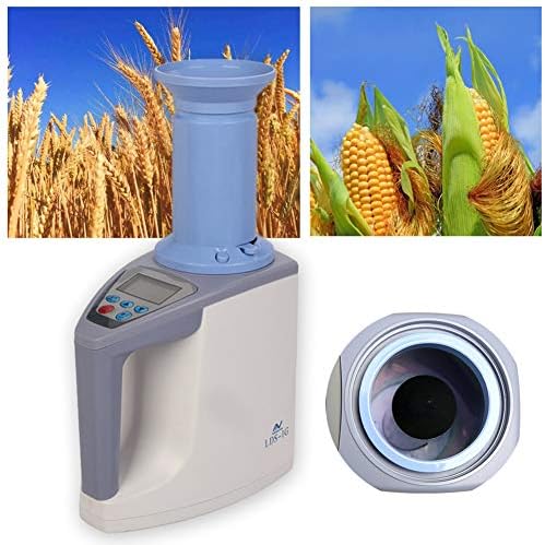 S28esong Grain Moisture Tester,Lds-1G Handheld LCD Monitor Digital Grain Moisture Meter Seed Humidity Digital Analyzer for Seeds, Millet, Grain