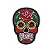 Babycola's Mum 8 PCS Punk Patches, Skull Patches, Mexican Sugar Skull Embroidered Iron on Patch, Assorted Color