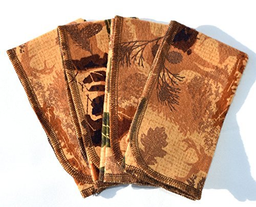 2ply Wild Northwestern Animals 11x12 Flannel Paperless Towels - 4 Pack