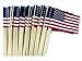 WINDSTRONG Lot of -100-4x6 Inch US American Hand Held Stick Flags No Tip Made in The USA