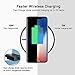 Wireless Charger, Nillkin Qi Certified10W Fast Wireless Charging Pad with Colorful LED Light [Magic Disk 4] for iPhone 11 Pro Max/XS Max/XR/XS/X, Pixel 3/3XL, Galaxy Note 9/S10/S10 Plus and More