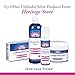 Heritage Store Colloidal Silver Foaming Liquid Soap | Gentle, Emollient Hand & Body Formula | With Refreshing Rosemary/Spearmint Essential Oils | 8oz