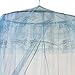 HOUSWEETY Princess Bed Canopy Netting Mosquito Net Round Lace Dome for Twin Full and Queen Size Beds Crib