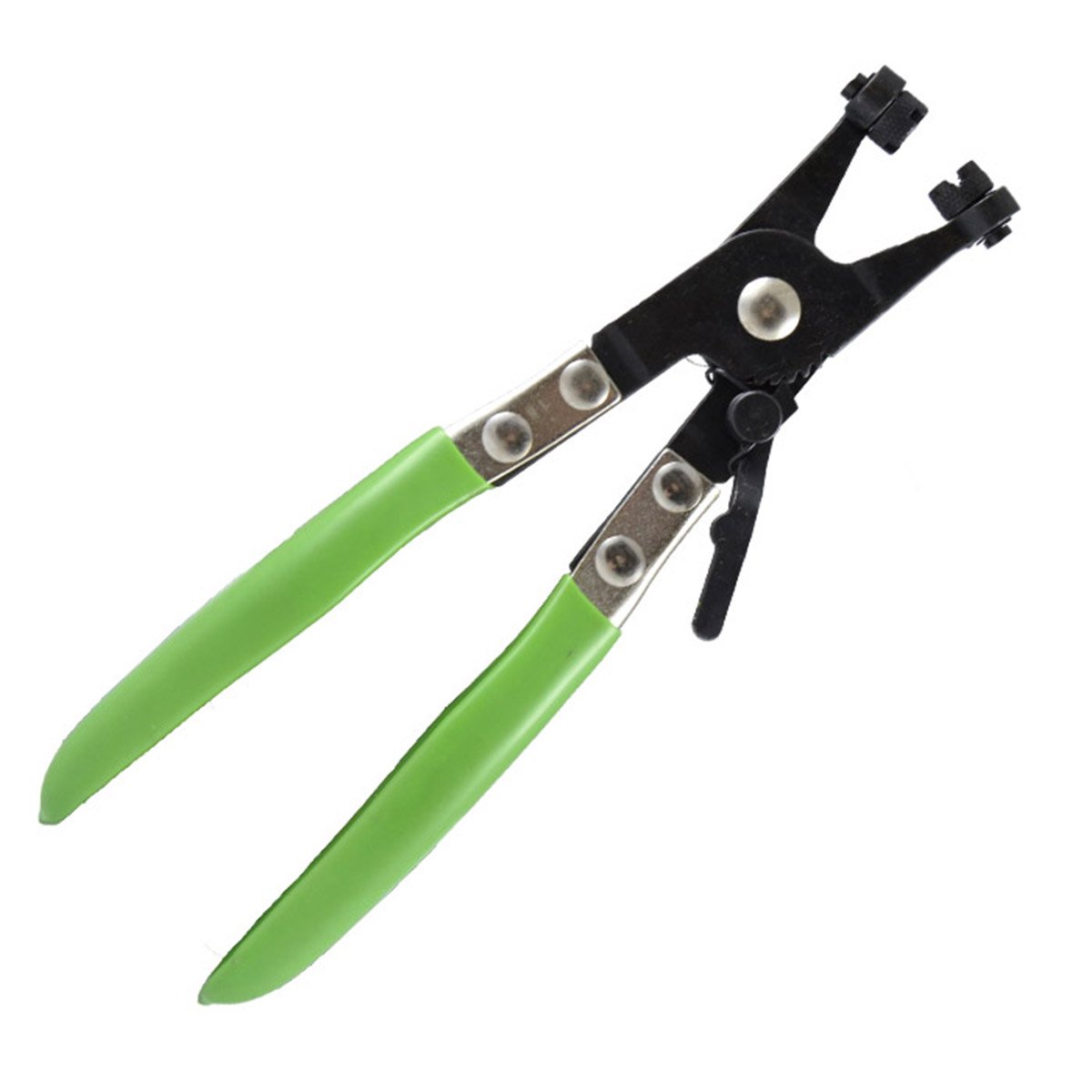 JBM 13709 Straight Tip Elastic Clamp Plier, Black, Normal