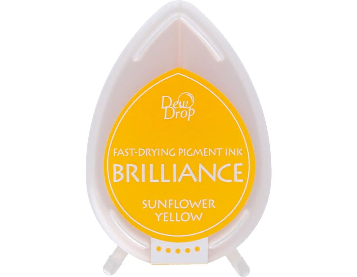 Tsukineko Brilliance Dew Drop Ink Pads - Sunflower Yellow
