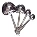 Measuring Spoons! Stainless Steel, Heart Shaped (Set of 4), Specialty Kitchen Spoons! For Confectionery and Culinary Use! Gift Box!