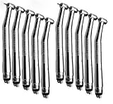 NSK Style Dental High Speed Handpiece Push Button Type 2 Holes (10 Packs)