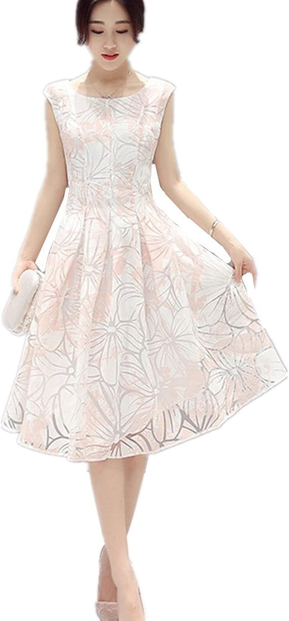 Amazon Missとmr レディース ドレス 花柄 大人 チュニックワンピース マキシ丈 ノースリーブ お呼ばれ パーティー二次会 結婚式 パーティードレス 通販