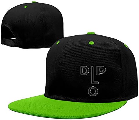 Adult Cotton AdjustableDiplo Contract Color Snapback Hats &amp; Caps Hip Hop KellyGreen