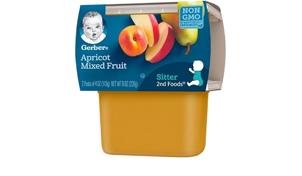 apricot mixed fruit gerber