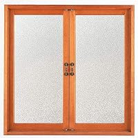 Soqool Privacy Window Film Self-Stick Frosted Window Paper Glass Sticker, Window Privacy Film for Bathroom/Home/Office, Window Vinyl Film for Heat Control, UV Prevention (35.4" Wide by 78.7" Long)