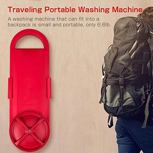 WINGOFFLY Portable Hand Washing Machine Bucket Use Mini Handy Washing Machine Compact Washing