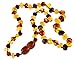 Baltic Amber Teething Necklace for Babies (Unisex)(Multi Color) - Anti Inflammatory,Teething and Drool Reducing Properties - Certified High Quality Beads