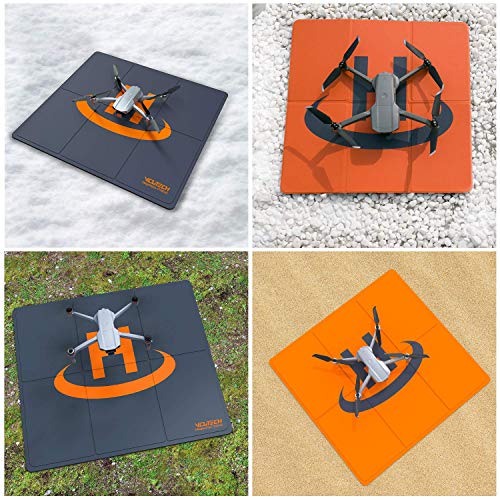 VCUTECH Drone Landing Pad Weighted 20 inch(50cm) for DJI Mini 3 Pro, Mavic 3, Mavic Air 2/2S