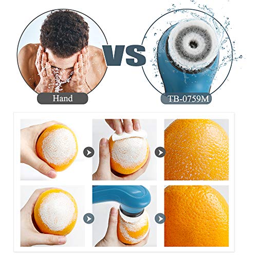 TOUCHBeauty Facial Cleansing Brush for Men Face Scrubber with Advanced