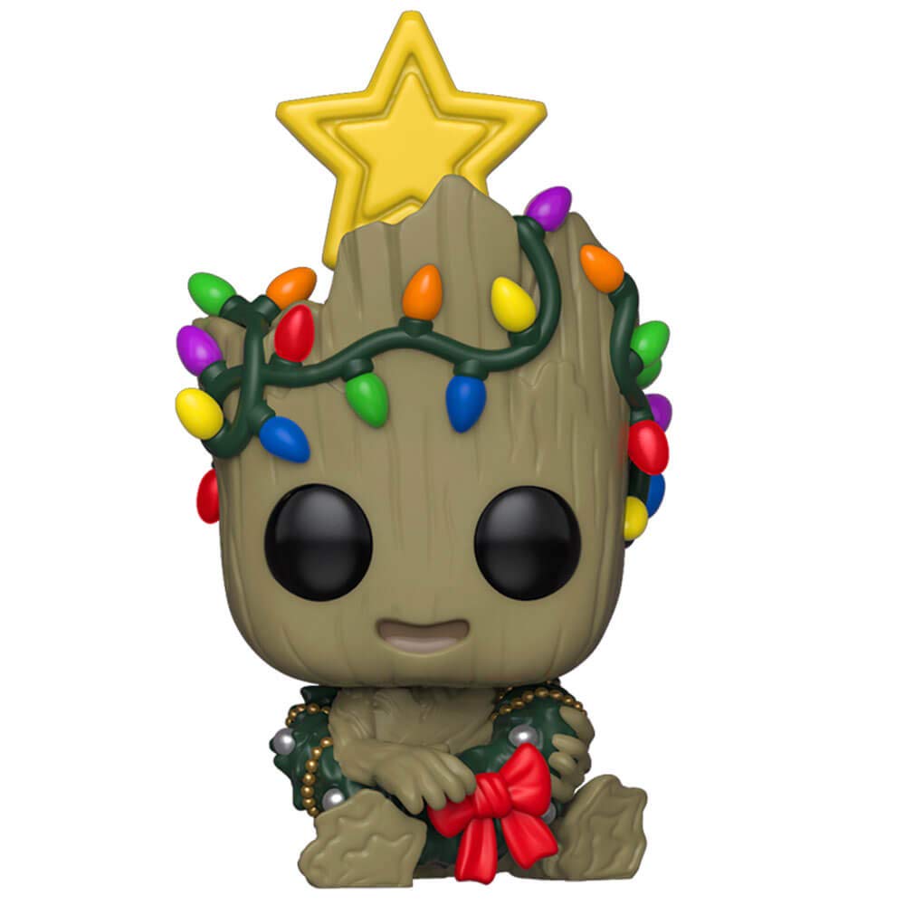 Funko POP! Bobble Marvel: Guardians Of the Galaxy - Holiday - Groot - Guardians Of the Galaxy - Collectable Vinyl Figure - Gift Idea - Official Merchandise - Toys for Kids & Adults - Movies Fans