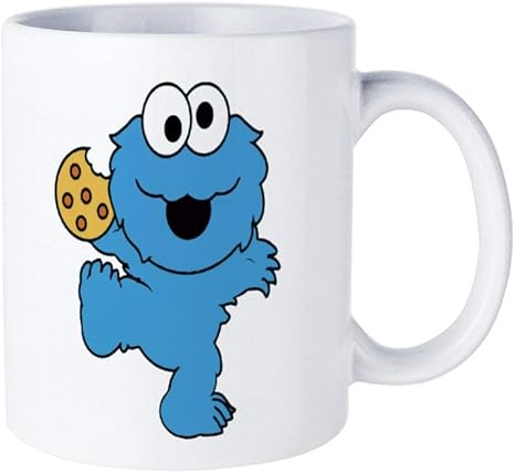 Amazon Co Jp マグカップ クッキーモンスター コップ ティーカップ コーヒーカップ フィンランド 食器 新生活 おもしろ食器 強化ガラス食器 セラミック 白 無地 330ml 電子レンジ対応 ホーム キッチン