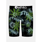 Ethika Men's Boxer Brief, Knee Length, 4-Way Stretch Performance Underwear with Graphic Prints -BMR art