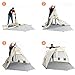 Easthills Outdoors Instant Shader Extended Easy Up Beach Tent Sun Shelter - Extended Zippered Porch Included