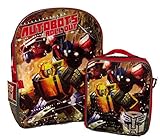 Transformers Large Backpack with Detachable Insulated Lunch Bag - Bumble Bee