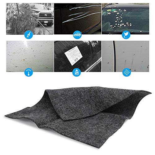 GLISTON Multipurpose Scratch Remover Cloth, Car Scratch Remover Tools with Clear Instructions and Gloves for Car Paint Scratch Repair, Vehicles Small Scratches - Thumbnail 3