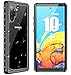 SPIDERCASE Galaxy Note 10+ Plus Waterproof Case, Built-in Screen Protector Fingerprint Unlock with Film, Shockproof Full Body Cover, Waterproof Case for Samsung Galaxy Note 10+ Plus/Pro/5G 2019