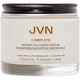 JVN Complete Instant Recovery Hair Serum, 3.4 Fl Oz, Frizz Fighting, Heat Protectant, Hair Smoothing Cream Strengthens & Repairs Damage, Silicone Free