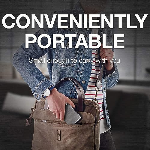 Seagate One Touch, 2TB, Password Activated Hardware encryption, Portable External Hard Drive, Portable External Hard Drive, PC, Notebook & Mac, USB 3.0, Space Gray (STKY2000404)