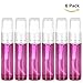 Olilia Glass Spray Bottles with White Fine Mist Sprayer 6 Pack of 10ml (1/3oz) - Refillable Empty Bottles Perfect for Essential Oils (Violet)