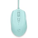 Mionix Castor Ice Cream - 6 Button Ergonomic Optical Gaming Mouse Blue - Perfect For eSports Made For Gamers and Artists - Blue Cable Color - Native 5000 DPI