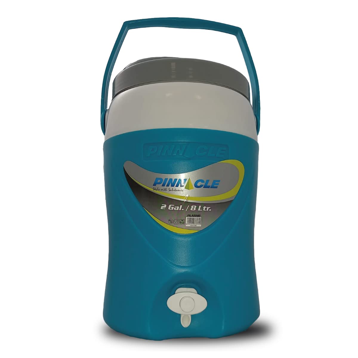 Pinnacle Flask 8 Litres Liquid, Camping Sports, Blue, Height 35