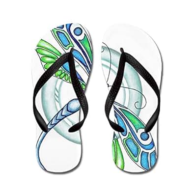 dragonfly flip flops