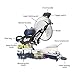 DOIT 12-Inch Dual Bevel Sliding Compound Miter Saw with Laser and LED Work Light