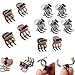 Cuhair(tm) 10pcs Assorted Bangs Mini Hair Claw Clip Hair Pin Flower Accessories for Girl Women Baby Mix Colored by cuhair