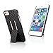 iPhone SE 2nd Gen (2020), iPhone 8 iPhone 7 Case Cover with Swivel Locking Belt Clip Holster [Kickstand Feature] Microseven Compatible with iPhone SE 2nd Gen (2020), iPhone 7 8 4.7 inch (Wave Holster)