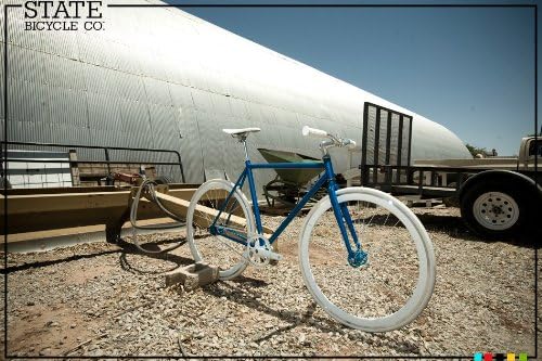 Amazon Com State Bicycle Fixed Gear Bike 62cm Tsunami Road