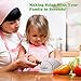 Salad Slicer Bowl – Nosiva Vegetable Chopper Fruit Cutter, Chop Slice Vegetables Fruits in Seconds, Salad Spinner with Container, Great Helper of Making Salad for Home Kitchen, White