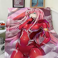 Mxdfafa Japanese Anime Zero Two 02 Throw Fleece
