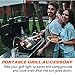 Livin' Well Magnetic BBQ Grill Light – Cordless Adjustable LED Barbecue Grill Light, Outdoor Gooseneck Magnetic Light with Grill Table Clamp and 3 Heavy Duty Magnets