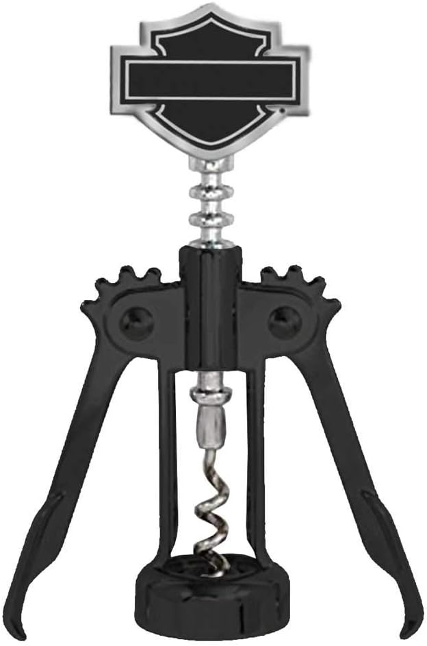 Harley Davidson Silhouette Bar Shield Corkscrew Wine Opener Hdl 18586 Harley Davidson Amazon Co Uk Kitchen Home