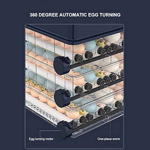 JHKGY Züchter Digitaler Inkubatoren,Geflügel Brutmaschine,Mit Temperaturregelung,Eier Inkubator,Mit Vollautomatischer… – Bild 6