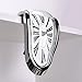 WantGor Desk Clock Novelty Melting/Time Warp Clock for Kitchen Bedside Bathroom