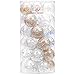 Sea Team Shatterproof Clear Plastic Christmas Ball Ornaments Decorative Xmas Balls Baubles Set with Stuffed Delicate Decorations (60mm/2.36 inch 30-Pack, Iridescent)