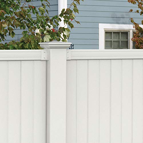 Outdoor Essentials White Vinyl Fence Bracket Kit (2Pack) Pricepulse
