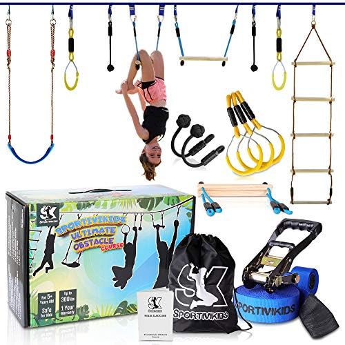 SPORTIVIKIDS Ninja Warrior Obstacle 